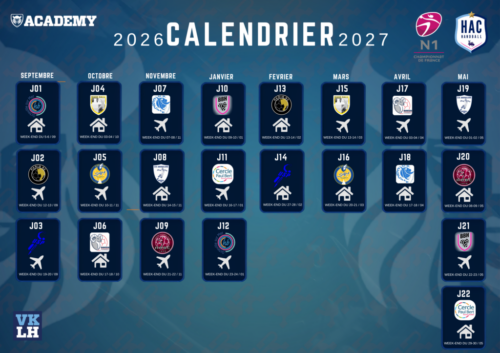 Calendrier N1F